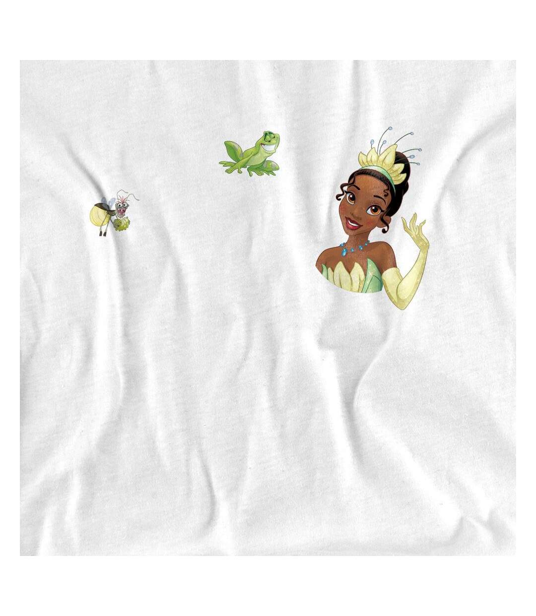 T-shirt cool vibes adulte blanc The Princess and the Frog-3