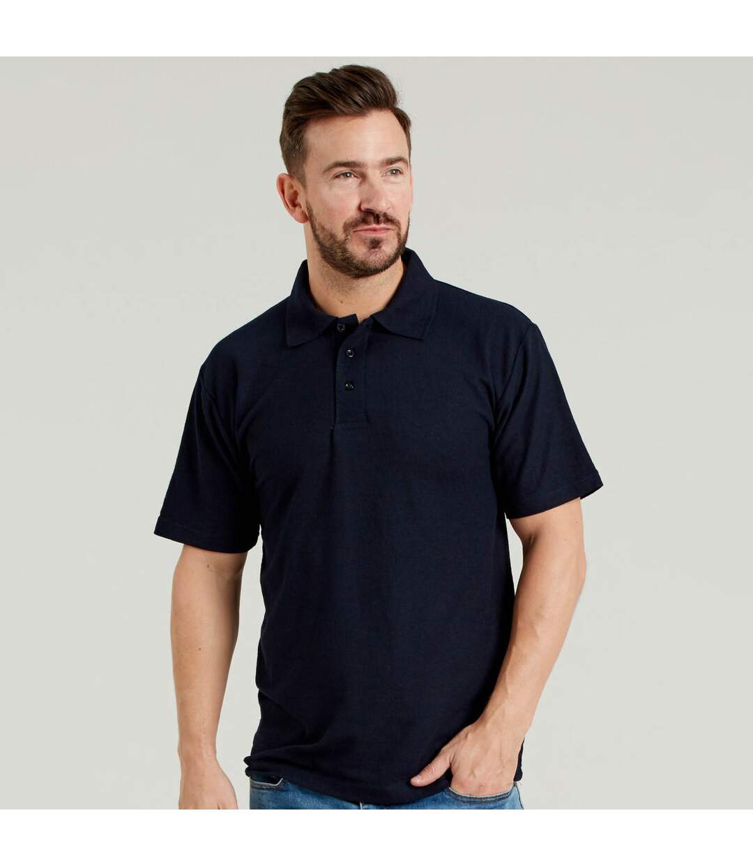 Ultimate Polo unisexe 50/50 en piqué pour adultes (Bleu marine) - UTBC4674