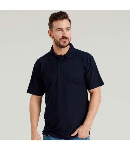 Ultimate Adults Unisex 50/50 Pique Polo (Navy Blue) - UTBC4674