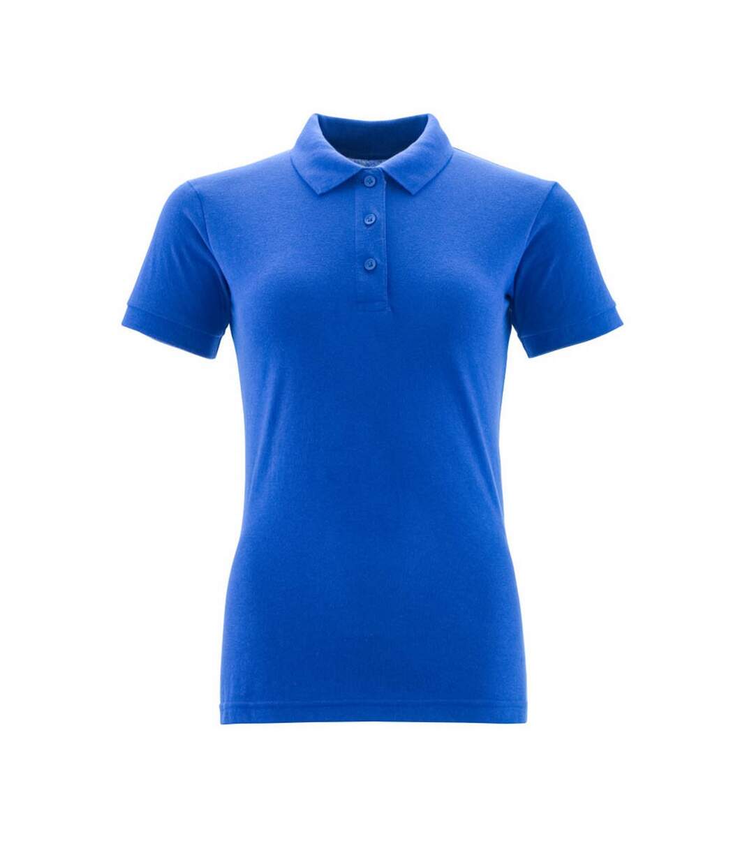 Womens/ladies Crossover Polo Shirt Royal Blue Mascot-1