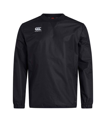 Mens Club Vaposhield Contact Top Black Canterbury