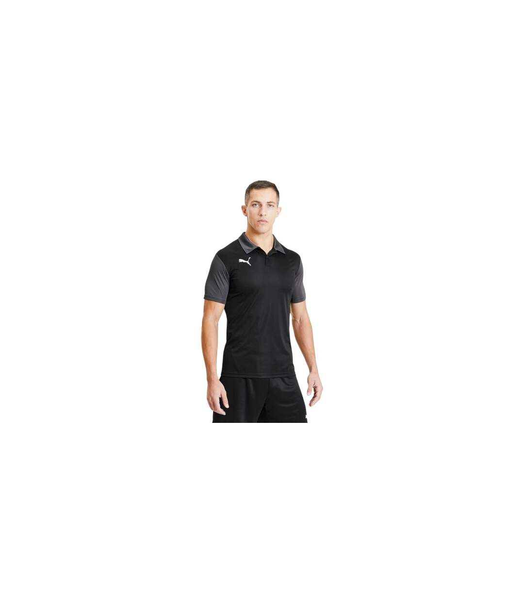 Mens Teamgoal 23 Sideline Polo Shirt Black Puma-1