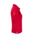 Polo Surf Light Femme Rouge Printer-2