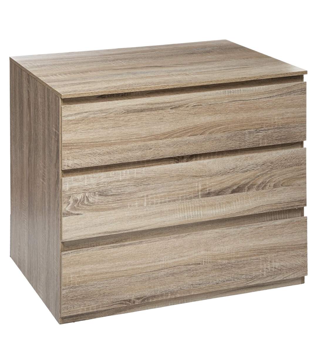 Commode de chambre 3 tiroirs - Bois-1