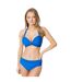 Womens/ladies twist knot padded bikini top cobalt Gorgeous