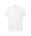 Chemise Manches Courtes Motif/style Uni Homme Blanc Uni Wombat-1