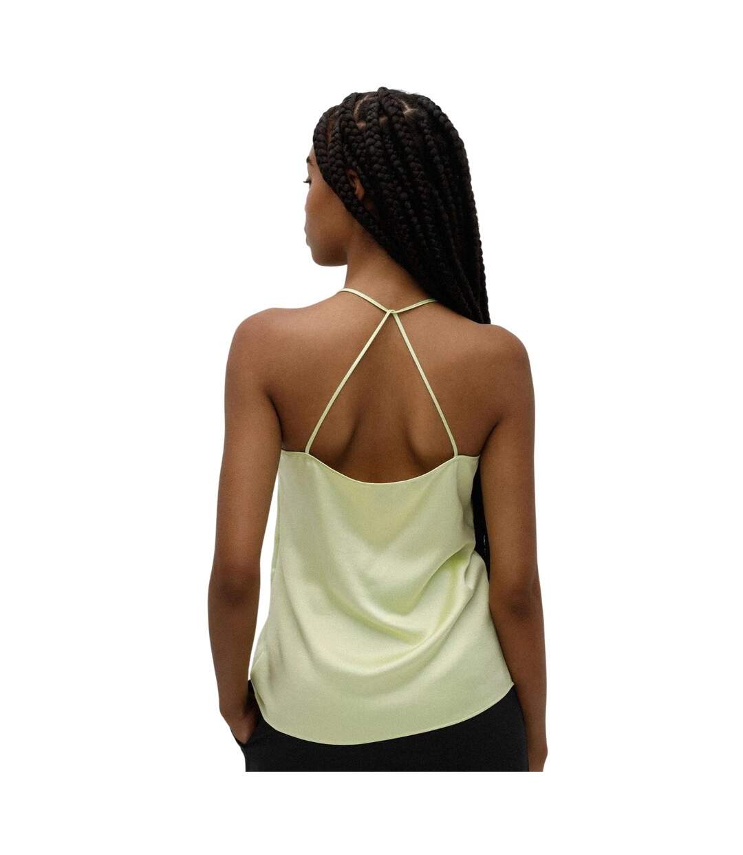Débardeur Cemilli Femme Jaune Hugo-4