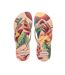 Tongs rose femme havaianas slim tropical peach-2