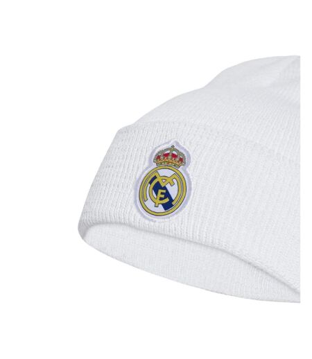 Bonnet Motif/style Real Madrid Cf Adulte Blanc Adidas