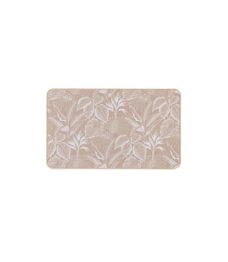Tapis Déco Imprimé Stylis 45x75cm Naturel & Blanc