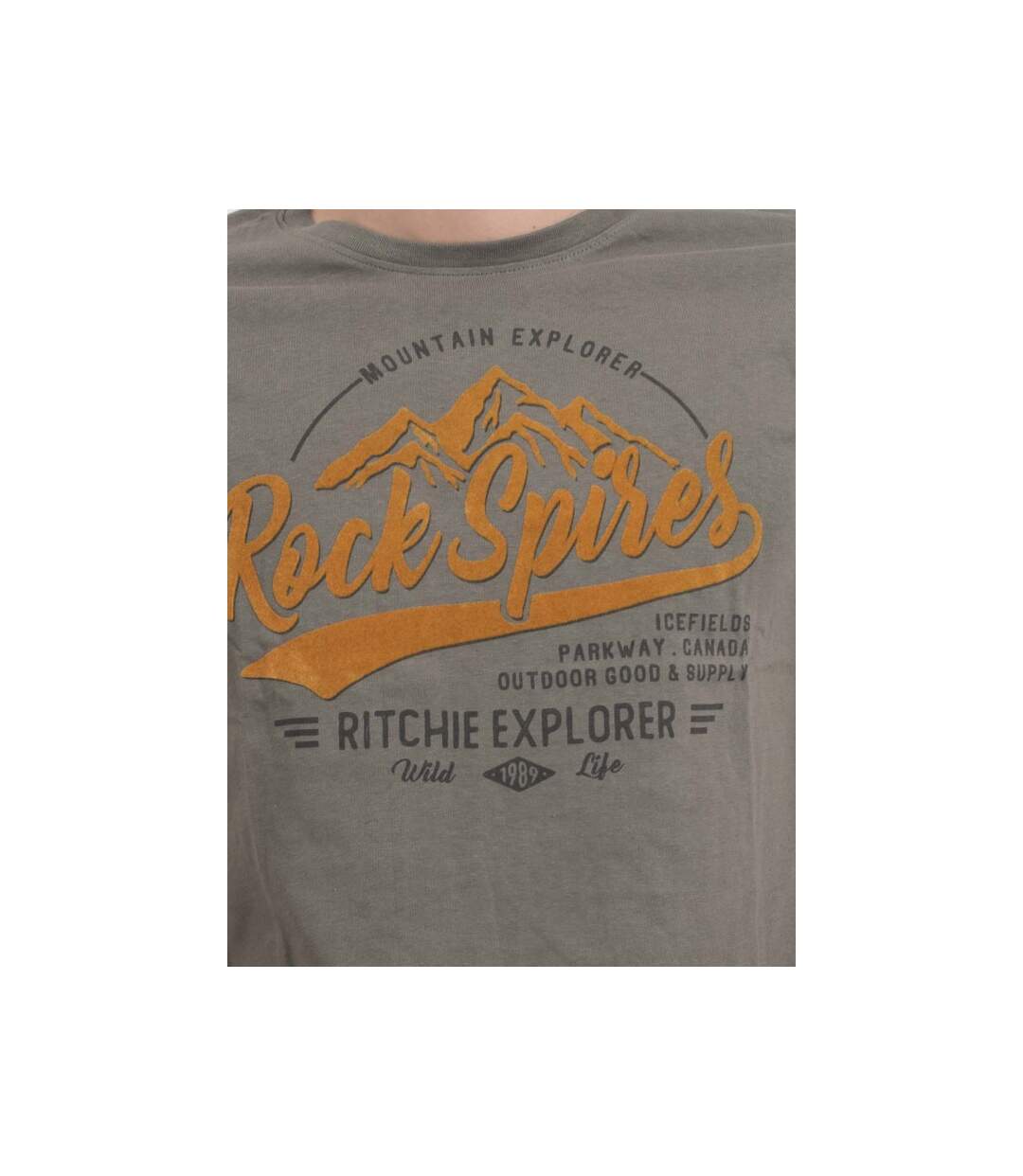 T-shirt col rond pur coton JUPITOLI-3