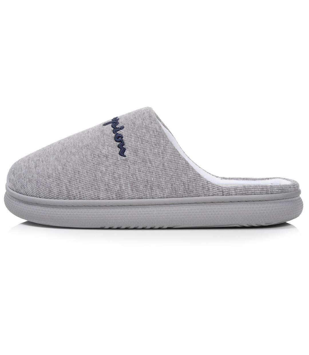 Champion Chaussons Mules homme jersey côtelé ultra confort ultra moelleux souple et lavable-3