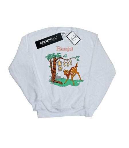 Disney - Sweat BAMBI TILTED UP - Femme (Blanc) - UTBI12992