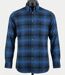 CHALLENGER BACK — Chemise à carreaux manches longues flanelle bleu : le confort chaud et intemporel-5