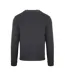 Mens Crew Neck Long-sleeved Sweatshirt Antracite Aquascutum-2