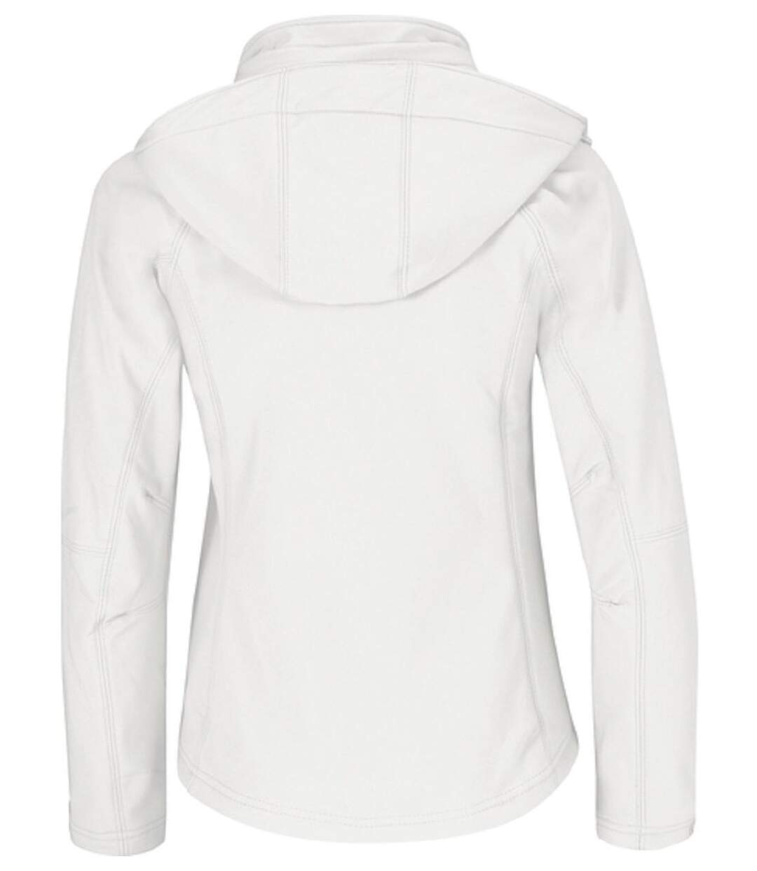 Veste softshell à capuche - Femme - JW937 - blanc-3