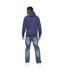 Sweat À Capuche Built Homme Bleu Marine Kings Will Dream-3
