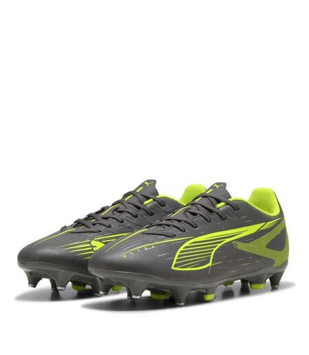 Mens Ultra Play Cleated Soft Ground Football Boots Matted Silver Puma