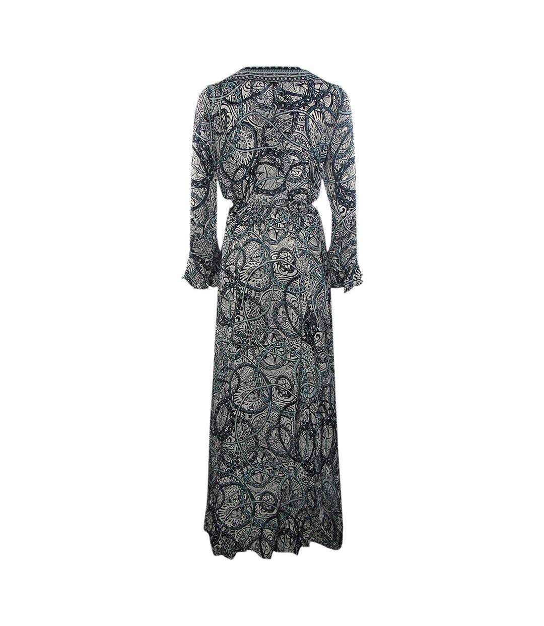 Womens/ladies Fashion Jafari Silk Robe Multicoloured Inoa-2