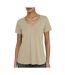 T-Shirt beige/doré femme jdy dalila-1