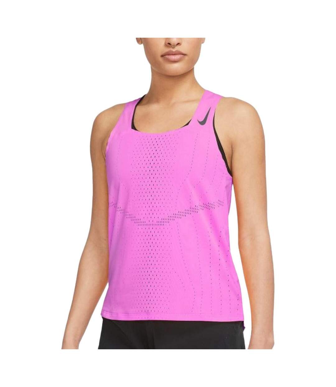 Débardeur Rose Femme Nike Aroswft Singlet - L-1