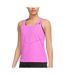 Débardeur Rose Femme Nike Aroswft Singlet - L