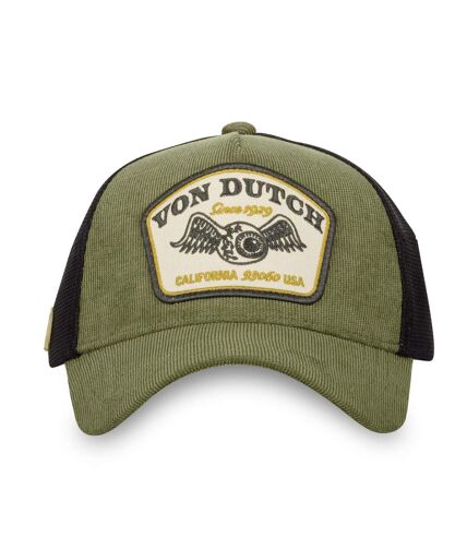 Casquettes homme trucker avec filet en velours côtelé Von Dutch Vondutch