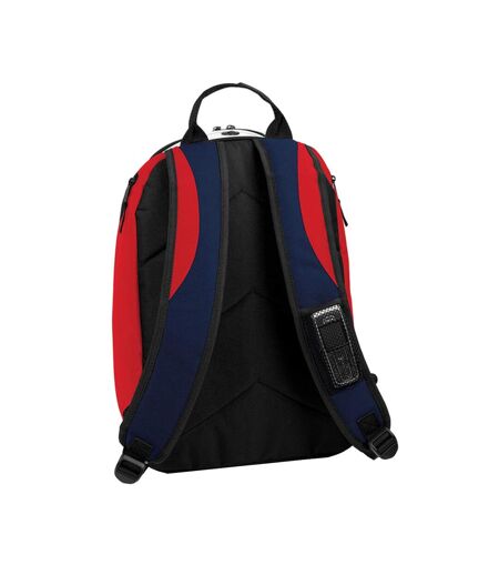 Lot de 2  Sac à dos 21 litres taille unique bleu marine/rouge/blanc Bagbase