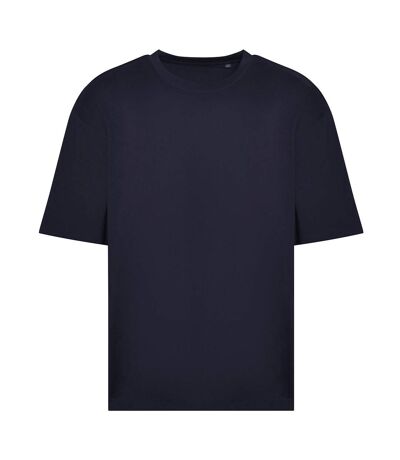 Mens 100 oversized t-shirt new french navy Awdis