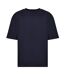 Mens 100 oversized t-shirt new french navy Awdis