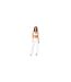 Womens/ladies Straight Leg Trousers White Missy Empire-1