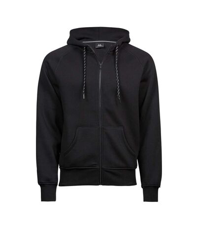 Tee Jays Mens Fashion Zip Hooded Sweatshirt (Black) - UTPC4096