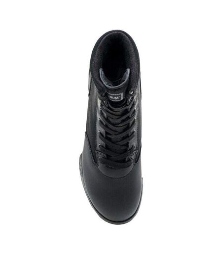 Mens Classic Grain Leather Boots Black Magnum