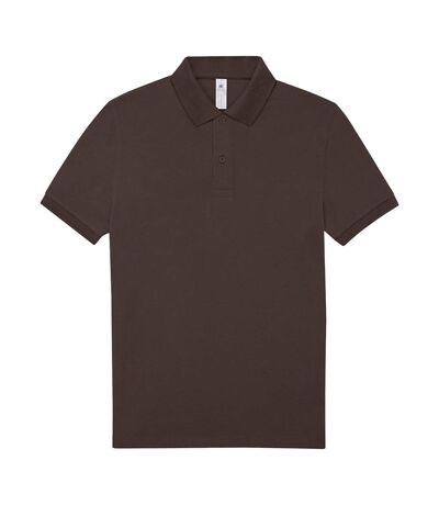 Mens Polo Shirt Roasted Coffee B&C