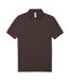 Mens Polo Shirt Roasted Coffee B&C-1