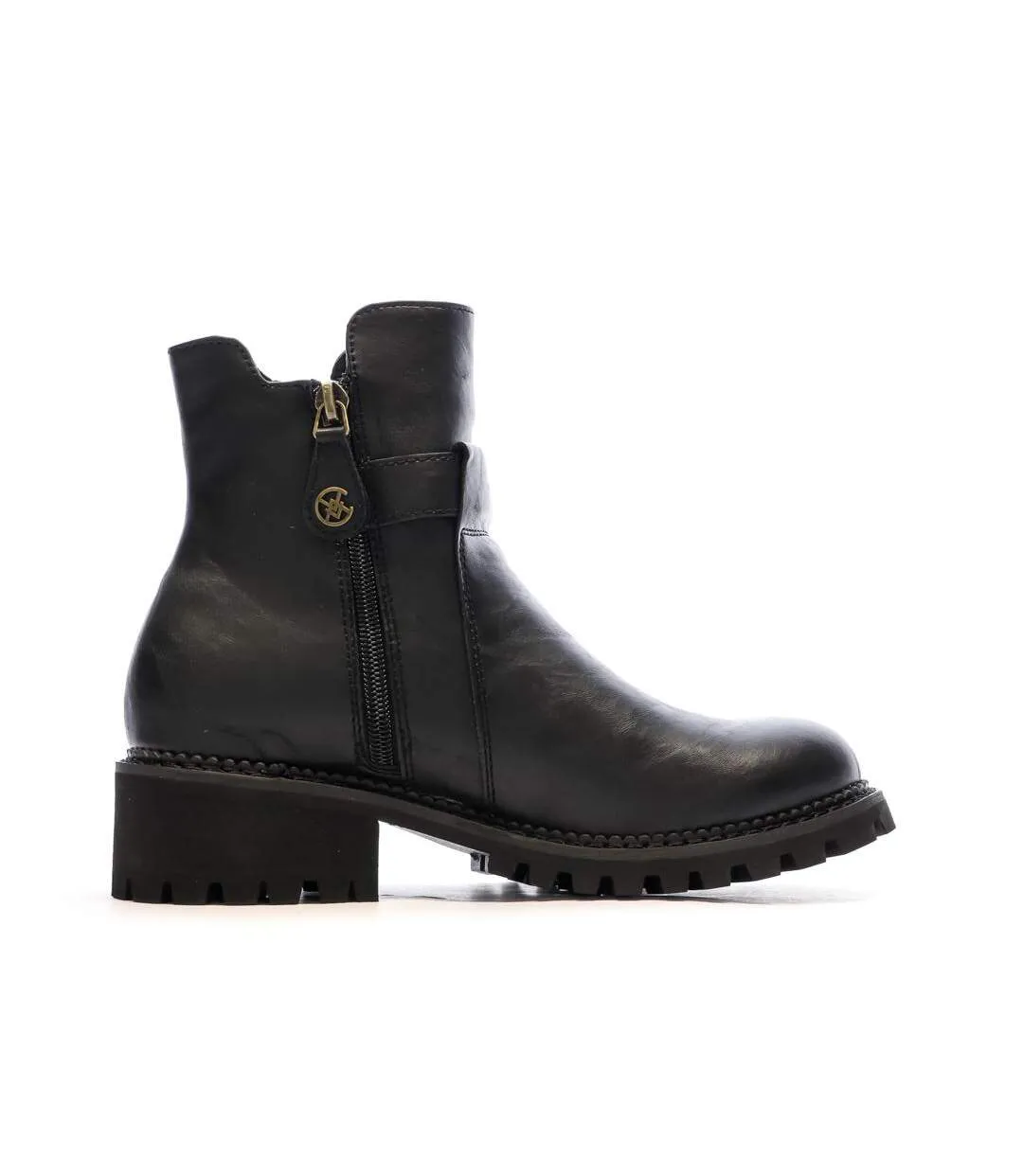 Bottines noir femme chattawak toya-2