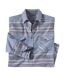 Chemise homme bleu / bordeaux Atlas For Men-1