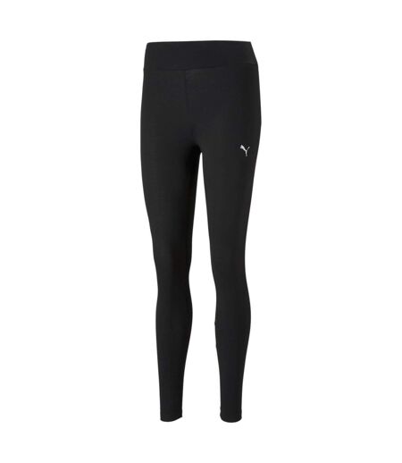 Womens/ladies ess logo leggings black Puma