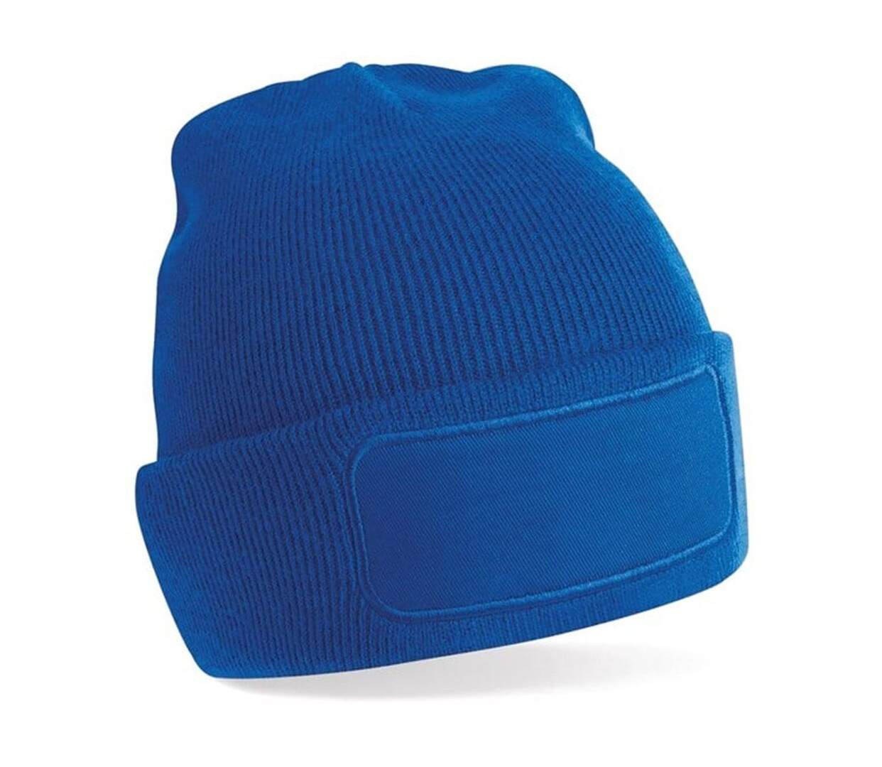 Bonnet avec patch - Adulte - B445 - bleu roi-1