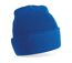 Bonnet avec patch - Adulte - B445 - bleu roi-1