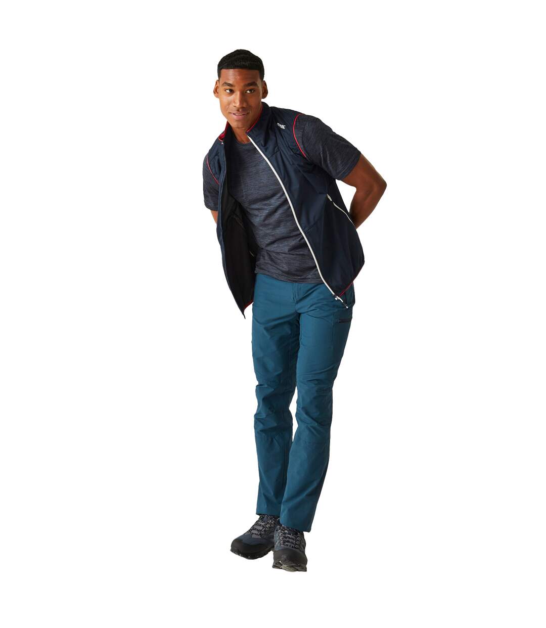 Veste sans manches lankin homme bleu marine / rouge danger Regatta-4