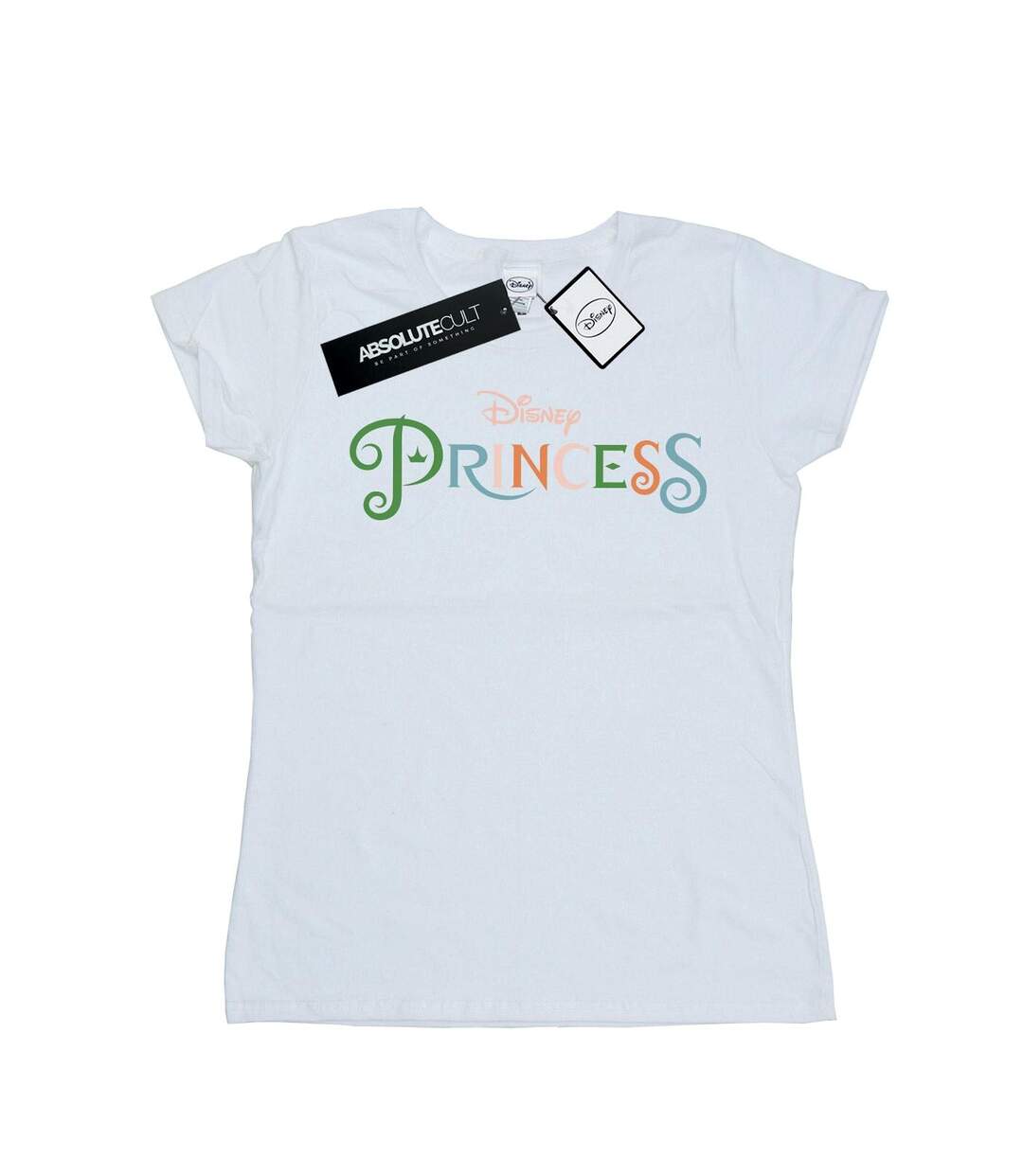 Disney Princess - T-shirt COLOUR LOGO - Femme (Blanc) - UTBI37050-1