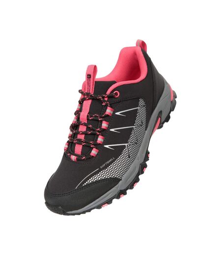 Womens/ladies Annapurna Softshell Running Trainers Black Mountain Warehouse