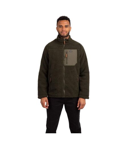 Mens Buck Fleece Jacket Ivy Trespass