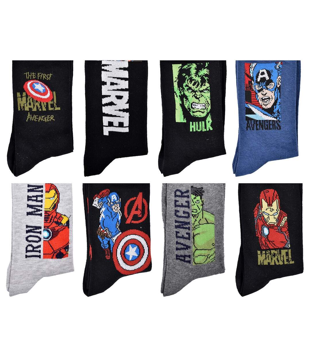 Chaussettes AVENGERS Pack de 8 Paires-3