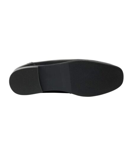 Mocassins penny femme noir POD
