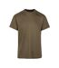 Trespass Mens Doyle DLX Marl T-Shirt (Dark Olive)