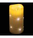 Lot de 3 Bougies LED Copper 14cm Blanc Chaud-3