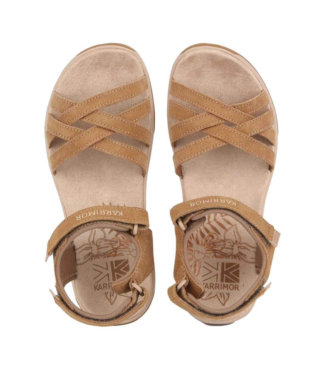 Sandales Marche Salina Femme Marron Clair Karrimor-3