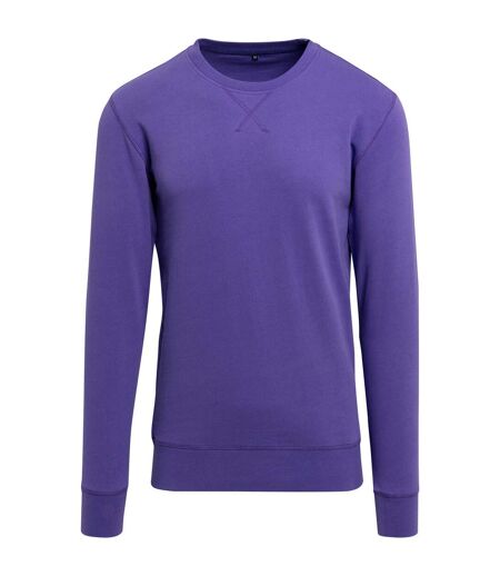 Sweat-shirt col ras-du-cou homme violet vif Build Your Brand Build Your Brand